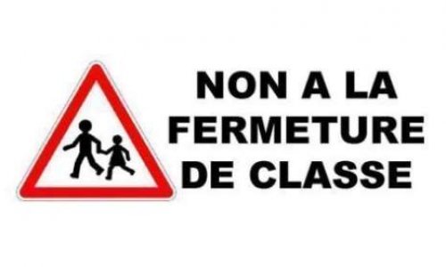 NON à la fermeture d'une classe de maternelle à St Sigismond - Albertville