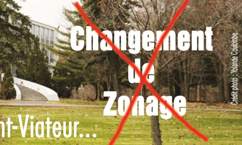 Maintenir le zonage actuel (institutionnel et communautaire) sur l’ensemble du territoire couvrant les immeubles et le terrain du Scolasticat des Clercs st-Viateur