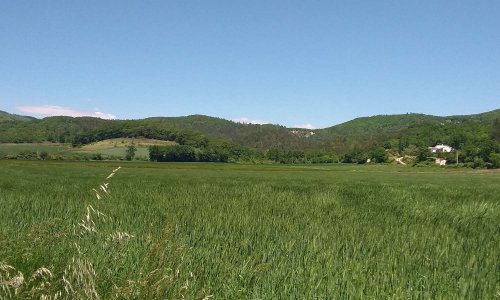 Non aux éoliennes à PUY SAINT MARTIN village perché en Drôme Provençale