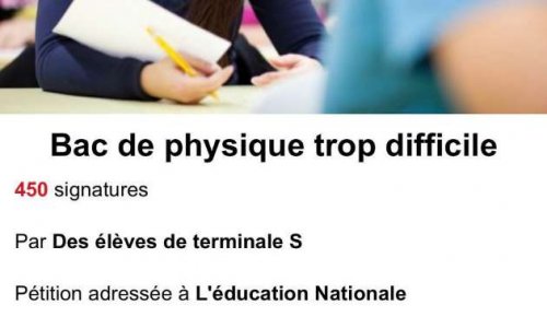 Bac de physique absolument dans nos capacités