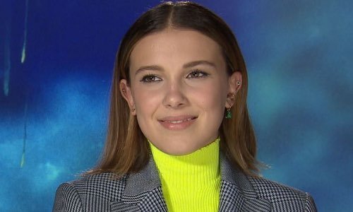 Millie Bobby Brown Meeting in Paris