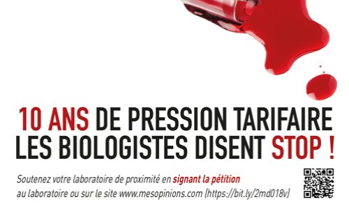 Non à la fermeture des laboratoires de proximité !