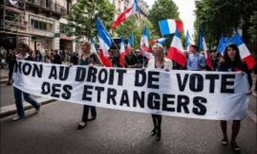 Non au droit de vote des étrangers en France