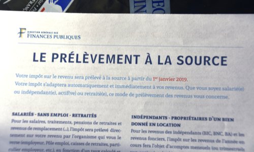 Pour la fin de toutes formes de prélèvement à la source et le retour au tiers provisionnel