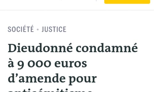 Je demande 90 % de réduction de peine a Dieudonné