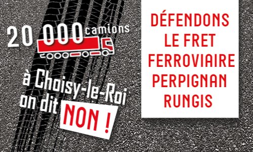 Défendons le fret ferroviaire Perpignan - Rungis