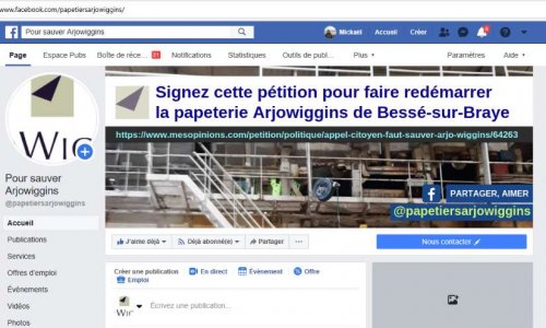 Oui à la production de papier recyclé à Bessé sur Braye