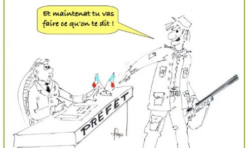 Contre les compétences des préfets transférées aux chasseurs