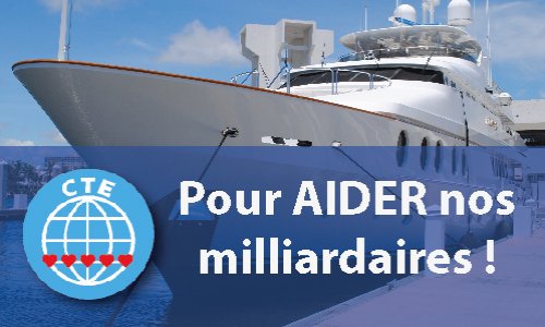 Une nouvelle taxe pour AIDER NOS MILLIARDAIRES (à nous rembourser !) Et pour la transition écologique.