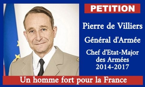 Soutien au mouvement national pour le Général Pierre De Villiers