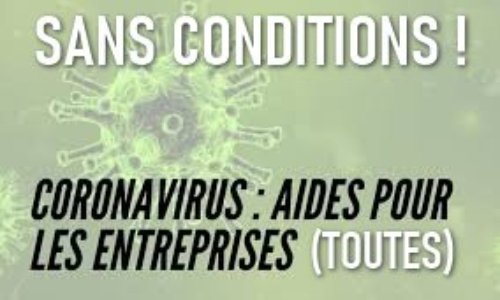 Coronavirus : Indemnisation SANS CONDITION pour TOUS les indépendants !