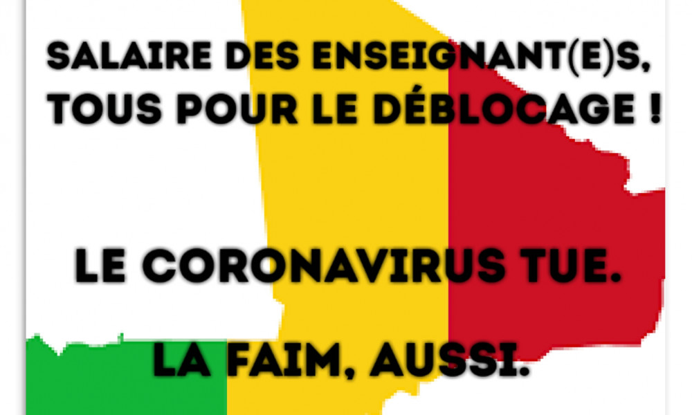 Tous pour le déblocage des salaires des enseignants au Mali !