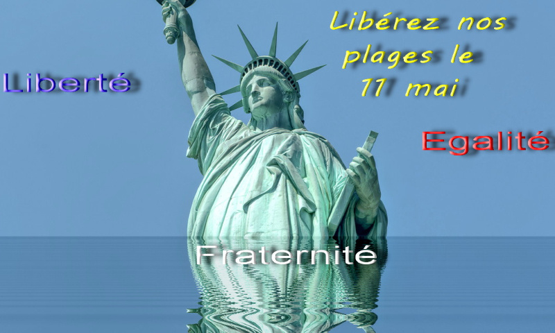 Libérez les plages de méditerranée !  Rendez nous nos plages le 11 mai 2020 !