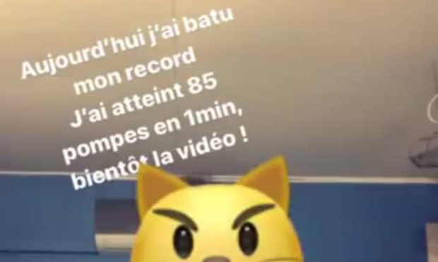 Montre nous la vid&eacute;o des 85 pompes