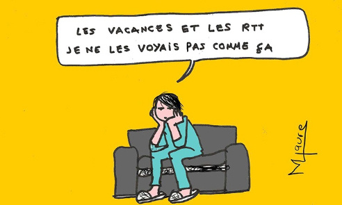 NON A l'ORDONNANCE DUSSOPT CONCERNANT LA RETENUE DE JOURS DE CONGES
