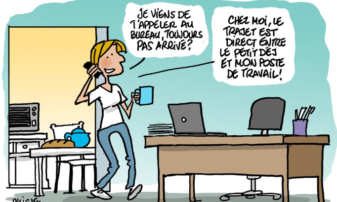 Pour instaurer le DROIT au TÉLÉTRAVAIL en France