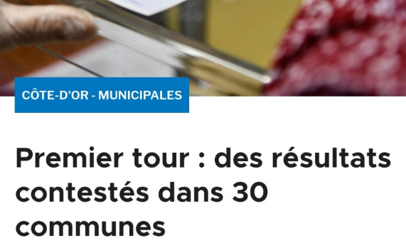 Pour que l'état prenne en considération le résultat des élections municipales de mars 2020