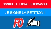 Pétition contre le travail du dimanche