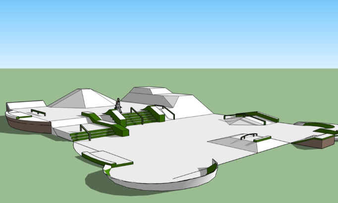 Réhabilitation de l’extension du Skatepark de la Pépinière