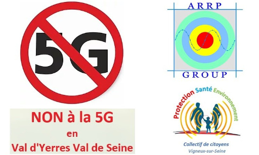 Non à la 5G dans l'agglomération Val d'Yerres, Val de Seine