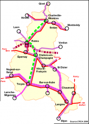 Pour un axe Nord-Sud Troyes-Châlons-Reims