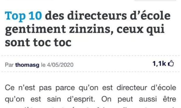 Suppression des propos psychophobes de Topito