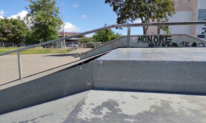 Nouveau skatepark extérieur