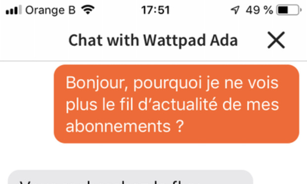 Remise du fil d'actualité