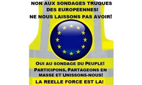 Sondage citoyens et Gilets Jaunes Français : Pour qui comptez-vous voter aux Européennes ?