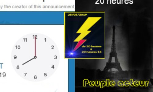 Accepteriez-vous de couper votre courant 1/4 d'heure comme moyen d'expression citoyenne ?