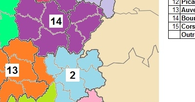 Êtes vous pour un découpage des régions françaises tel que proposé dans l'image ci-jointe?