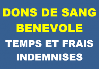 Acceptez-vous de donner votre sang ou plasma en rendez-vous en étant indemnisé 8 Euros pour votre temps et 4/5 Euros pour votre déplacement ?