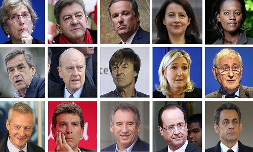 Pour qui allez-vous voter en 2017 (Hypothèses de candidats) ?