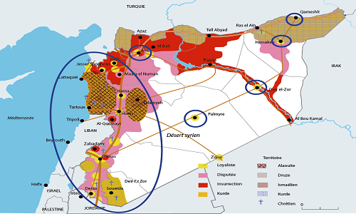 Quel pays soutenez-vous dans le conflit syrien?