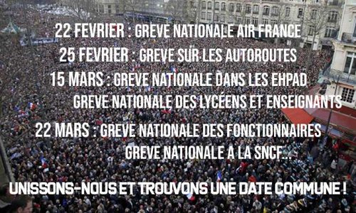 Pensez-vous nécessaire de regrouper les manifestations et les grèves pour avoir plus d'impact ?